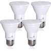 Bioluz LED 4 Pack PAR20 LED Bulbs 3000K Soft White