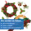 Baker Ross FX888 Artificial Christmas Wreath Craft Kit - Christmas