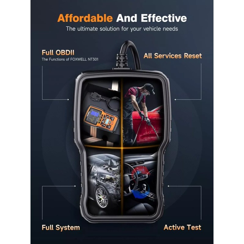 FOXWELL for CHRYSLER Car All System Active Test OBD2 Scanner