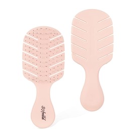 Mini Travel Vent Cute Hair Brush,Fast Dry Shower Detangler Brush,Glide Through Tangles With Ease For Women Girl Kids Curly Hair
