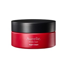 Aurelie オレリー リンクルリペアナイトクリーム 30g 医薬部外品 薬用 ナイアシンアミド シワ改善 有効成分配合 MEGUMI 開発 夜用クリーム スキンケア エイジングケア ハリ 弾力 潤い成分 整肌成分 角質層 浸透 肌キメ 素肌 基礎化粧品 ギフト プレゼント 男女兼用 日本産 濃厚 密着