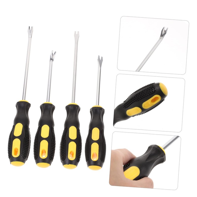 SAFIGLE 4pcs Office Classic Removal Tool Tacker Removal with Double