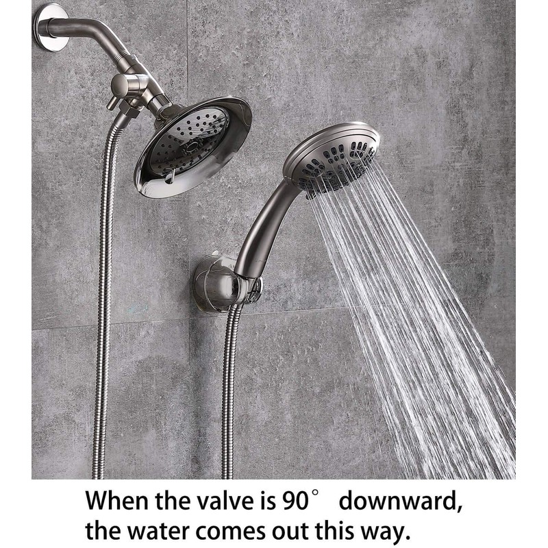 100% Solid Metal Shower Arm Diverter for Hand Held Showerhead