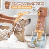 Electric Dog Shampoo Dispenser, IPX7 Waterproof, 400ml Bear Design