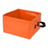 Collapsible Basin Leakage Proof Portable Folding Camping Bucket for Travel