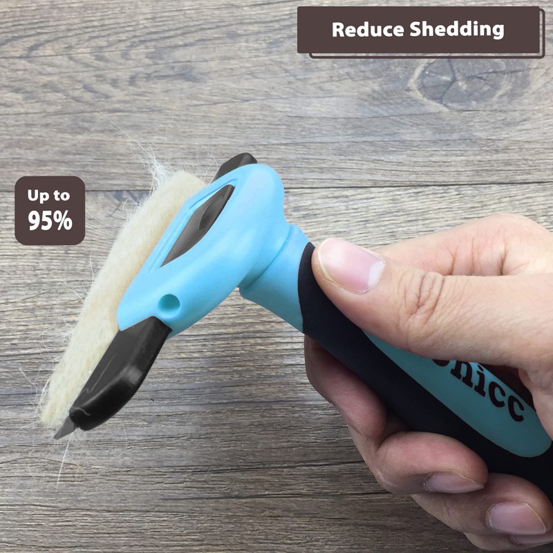 Gonicc Professional Dog and Cat Brush tool for Shedding Hair