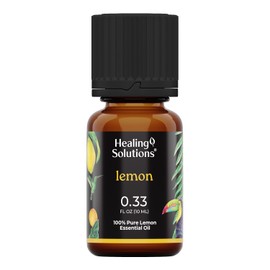 Healing Solutions Lemon Essential Oil - 0.33 Fluid Ounces