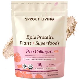 Sprout Living Organic Superfood Plant Protein, Pro Collagen
