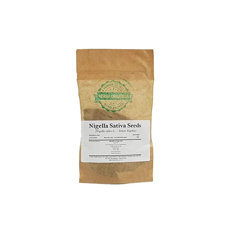 Herba Organica Nigella Sativa Seeds - Nigella Sativa L (50g)