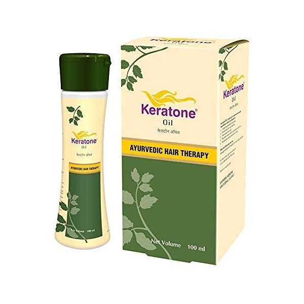 Keratone Oil: Ayurvedic Hair Therapy Oil for Scalp Nourishment and Hair Revitilization- 100ml ( 3.38 Fl.Oz )