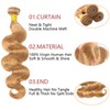 KODRHAR Body Wave Curly Honey Blonde Wave Human # 27