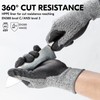 Vgo... 1 Pair Cut Resistant Gloves with Coat Nitrile Palm,HPPE