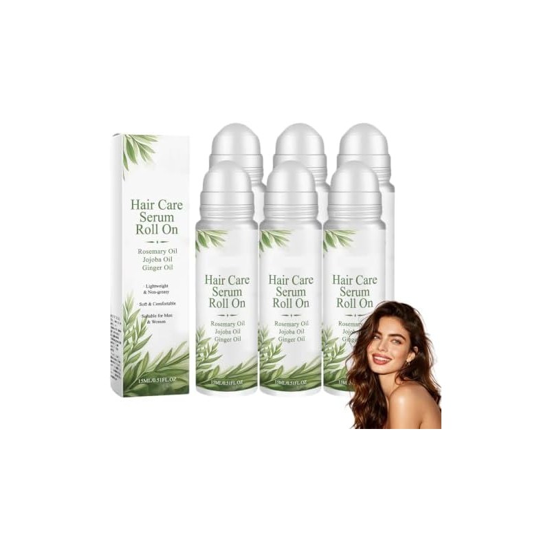 Rosemary Hair Thicker Serum Roll On, Serums Nutritivos para el