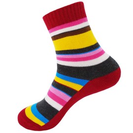 4 Pairs Women Ladies Hiking Walking Socks - UK Size 2-7, Anti Blisters, Soft, Warm, Comfortable, Breathable Nature Cotton Padded,Fit Well for Outdoor Sports Athletic Running Trekking Golf Yoga Camping