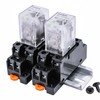 mxuteuk 2pcs JQX-13FL DC 24V Coil 8 Pin 10A DPDT