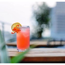 Drinique Unbreakable Elite Tall Glasses – Set of 4 | 14oz Tritan Plastic | Made with 50% Recycled Content | Reusable, Dishwasher Safe, BPA-Free, Shatterproof | Indoor, Outdoor, Everyday Use - Clear