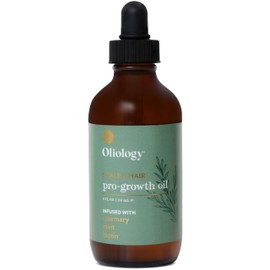 Oliology Scalp & Hair Oil – Nourishing & Strengthening Formula with Rosemary Mint & Biotin | Lightweight & Non-Greasy | Adds Shine & Hydration | 4 (Fl Oz)