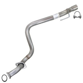 Northeastern Exhaust | Stainless Steel - Direct Fit Exhaust Front Pipe Compatible for Jeep Cherokee 1996-1999 4.0L - Include Gasket and Clamp | Automotive Replacement Part
