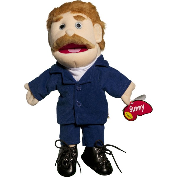 Sunny Toys 14" Dad In Blue Suit Glove Puppet