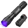 ULTRAFIRE 365nm UV Flashlight, 10W Single Mode Black Light Flashlight,