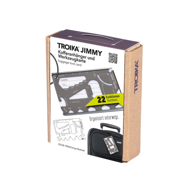 Luggage Tag and Tool Card with 22 Functions - JIMMY