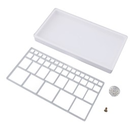Watch Parts Storage Box Divided Storage Precise Parts Watch Movement Dial Tray with Dustproof Cover