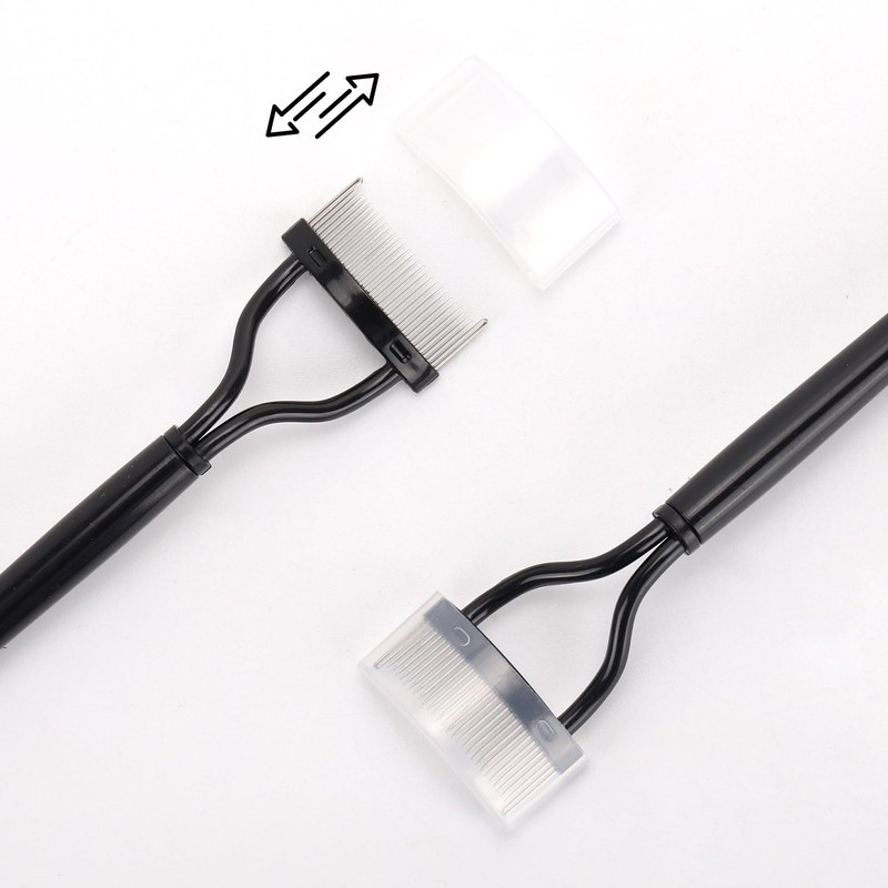 2 Pcs Eyelash Separator Tool Mascara Brushes Eyelash Comb Separator