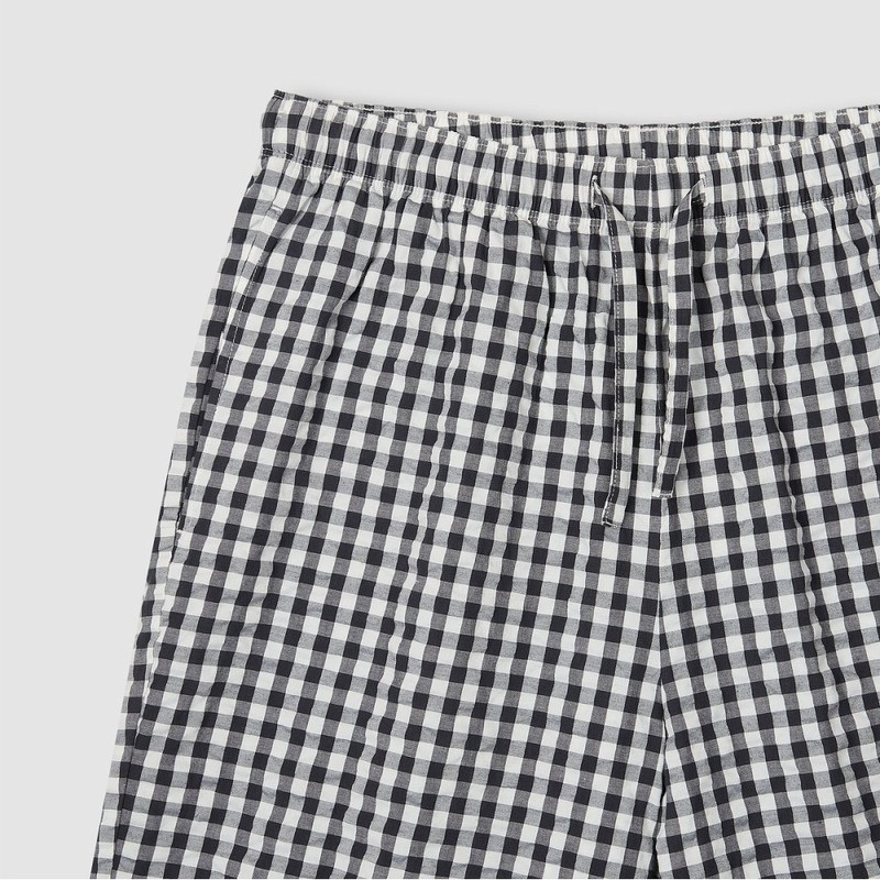 JAJU [JAJU] Men's Seersucker 5-part Pajama Set_Light Charcoal