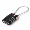 NBYT TSA 3 Digit Combination Lock Steel Wire Diameter 3mm
