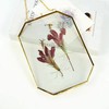 Mini Brass Wall Hanging Photo Frame, 4x6 Inches Glass Hanging