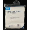 Smart Travel - 4 Silicone Travel Containers - 3 oz