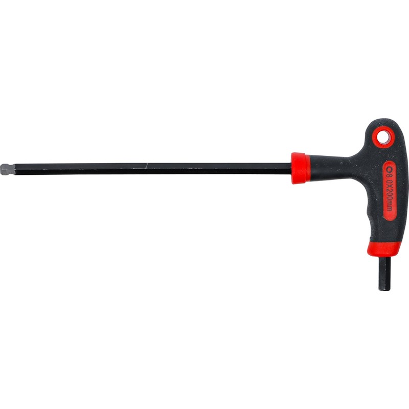 BGS Diy 7882-8 | T-Handle L-Type Wrench | internal Hexagon