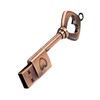 WooTeck 128GB HeartKey USB Flash Drive Metal Key Heart Data