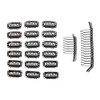 Milano Collection 20PC Value Clips & Combs Bundle: 18 PC