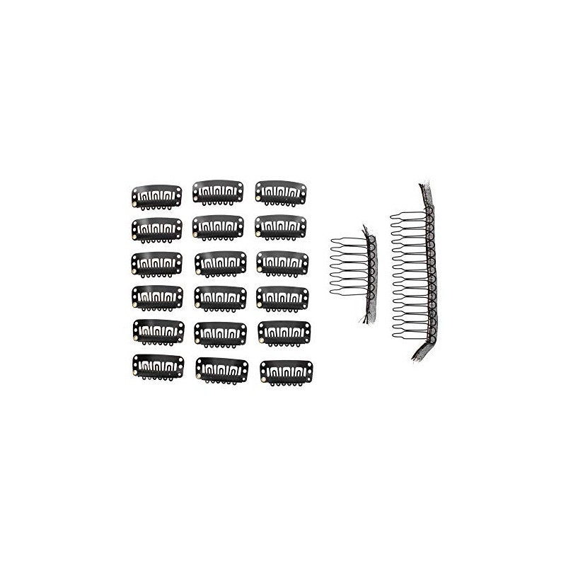 Milano Collection 20PC Value Clips & Combs Bundle: 18 PC