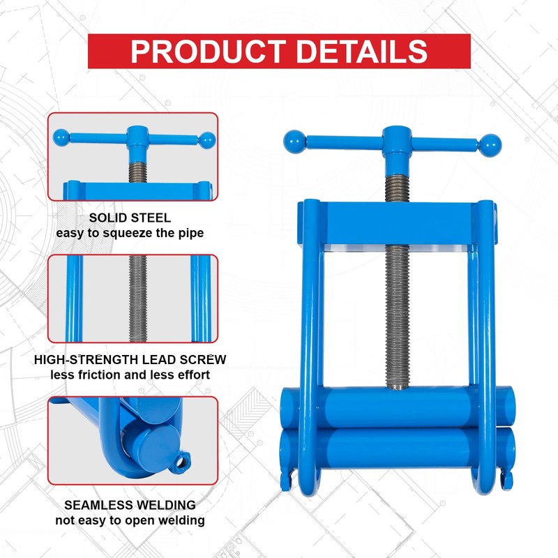 Alwalkee Water Shut Off Tool, 0.5-4 Inch Emergency Pipe Squeeze