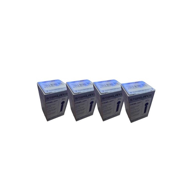 CHEMIL Srl Lancette pungidito sterili compatibili universali G30-4 Confezioni (200