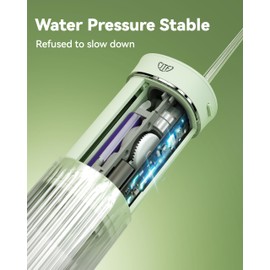JTF Portable Mini Water Dental Flosser for Teeth Cleaning Pick,Travel Oral Irrigator with Telescopic Water Tank,4 Modes and Waterproof Design-Perfect for Braces,Bridges,Home&Travel Dental Care