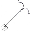 Erva Double Arm Shepherd Hook for Hanging Feeders & Plants - Sturdy and Durable - Made in The USA