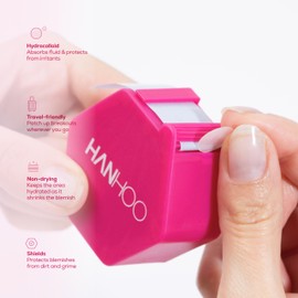Hanhoo On the Go Blemish Patch, 108 Count, Pimple Patch Dispenser, Shrinks Pimples, Protects from Finger-picking and Dirt, Absorbs Fluid, Acne Spot Patches, Invisible Pimple Patches, Korean Skincare
