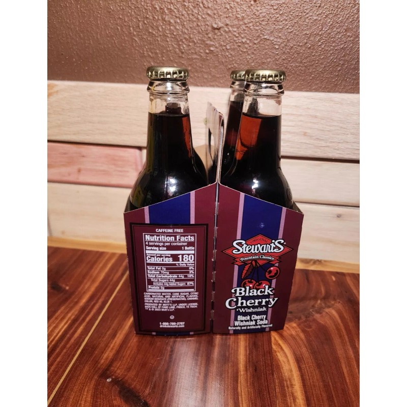 Stewart’s Stewart's Original Black Cherry Wishniak Soda 12 oz Bottle