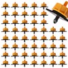 VooGenzek 50 PCS 2 GPH Pressure Compensating Dripper, 1/4 Inch