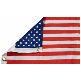 16X24 USA American 50 Star 16"x24" 100D Woven Poly Nylon Boat Flag Grommets