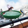 Lovppy Heated Bird Bath for Deck Railing, 100W Thermostatically Controlled