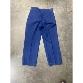 DSCP Blue Dress Military Trousers Poly-Wool Pants Mens 34R NWT