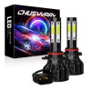 CHUSYYRAY 9012 HIR2 LED Headlight Bulbs Conversion Kit High Low