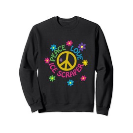 Peace Love Eiskratzer - Winterparadies Sweatshirt