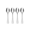 Oneida Satin Sand Dune Everyday Flatware Teaspoons, Set of 4
