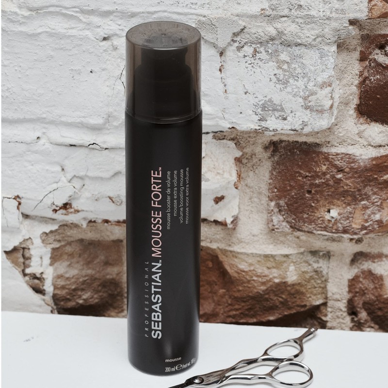 Sebastian Professional Mousse Forte | Strong-Hold Hair Styling Mousse |