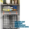 𝐔𝐧𝐝𝐞𝐫 𝐒𝐡𝐞𝐥𝐟 𝐁𝐚𝐬𝐤𝐞𝐭 Storage 2Pack - 12.6in Metal Under Shelf